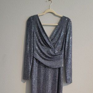 Eliza J, Size 6, Metallic